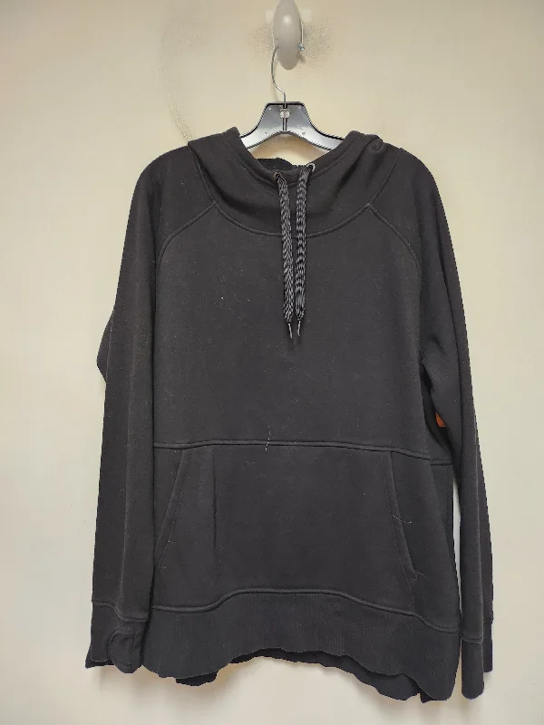 Sweatshirt Hoodie By Athleta In Black, Size: Xl