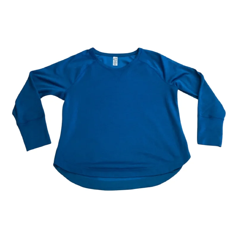 Athletic Sweatshirt Crewneck By Champion In Blue, Size: 2x