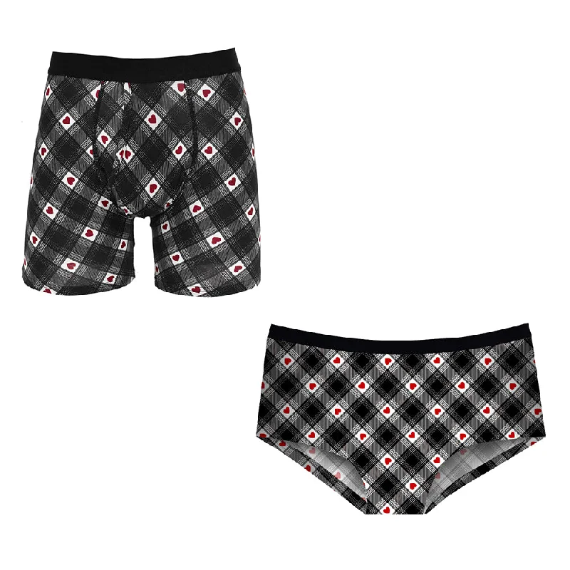 Matching Pairs Cheeky/Boxer - Valentine