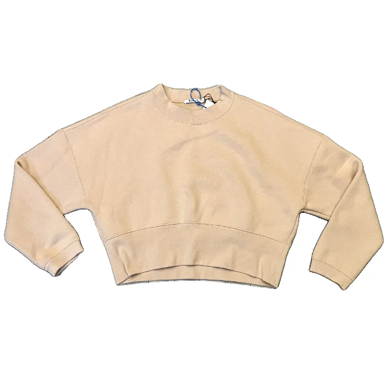 Sweatshirt Luxury Designer By Alexander Wang In Tan, Size: S