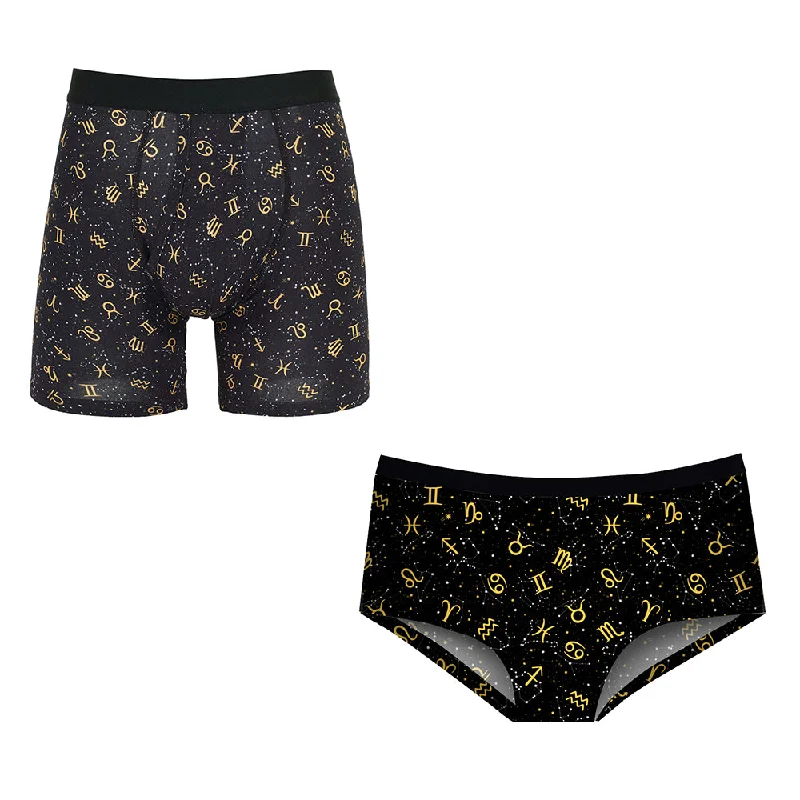 Matching Pairs Cheeky/Boxer - Zodiac