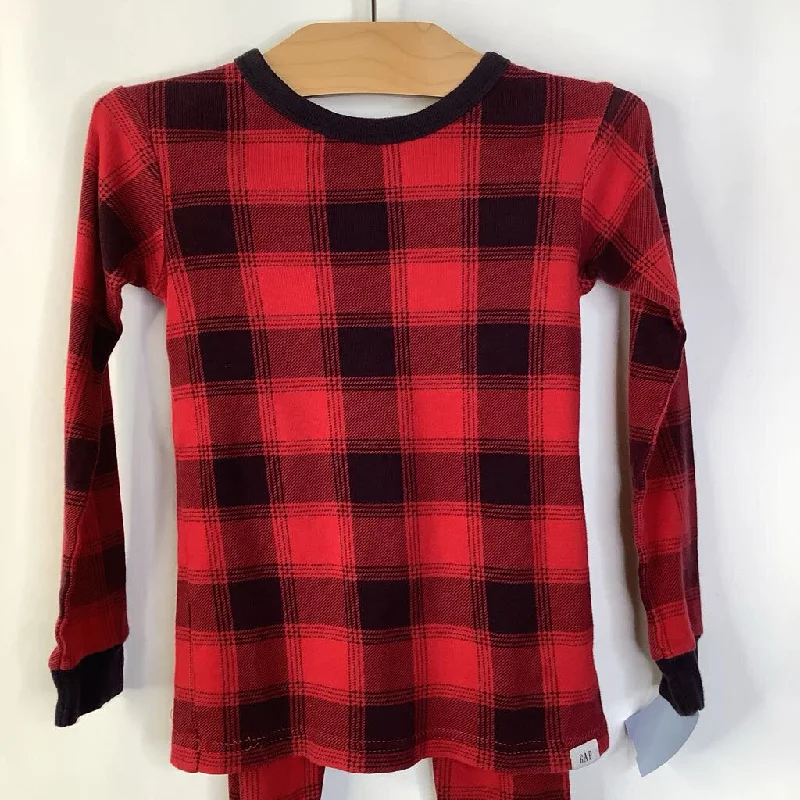 Size 5: Gap Red Plaid 2pc PJs