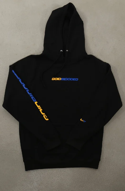 Gold Blooded RPM (Men's Black/Royal Hoody)