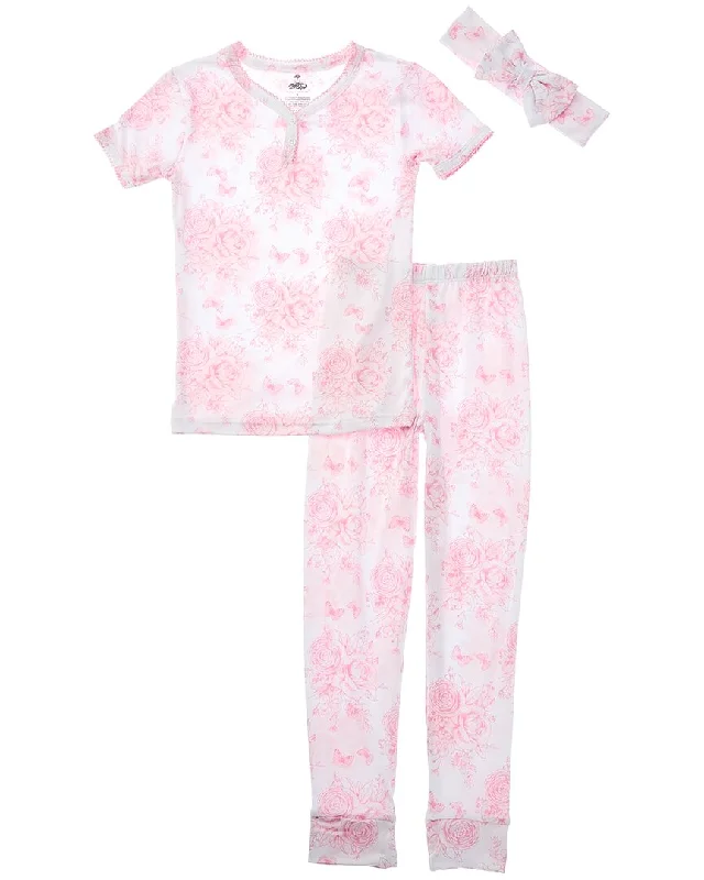 Tutu Couture En Pointe 3pc Pajama & Headband Set