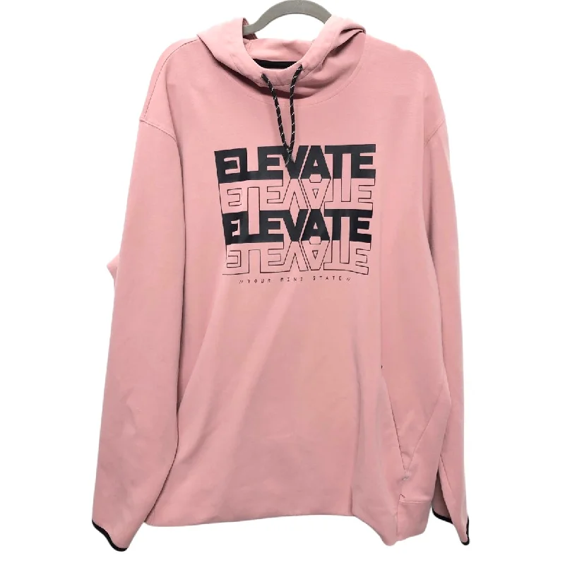 Athletic Sweatshirt Hoodie By Old Navy In Pink, Size:2X