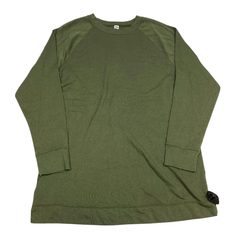 Sweatshirt Crewneck By Old Navy In Green, Size: Xl