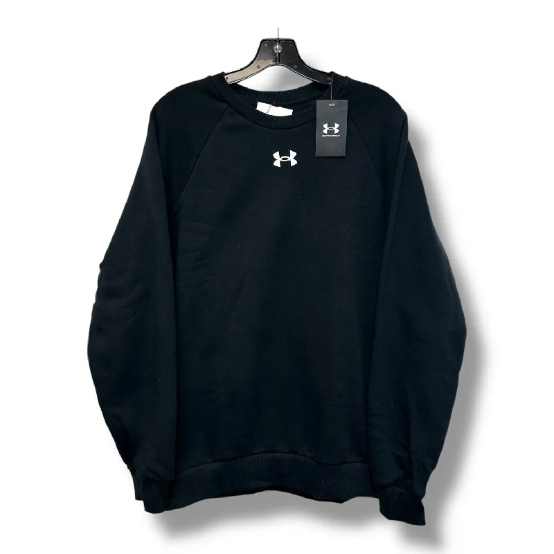 Sweatshirt Crewneck By Under Armour In Black, Size: M